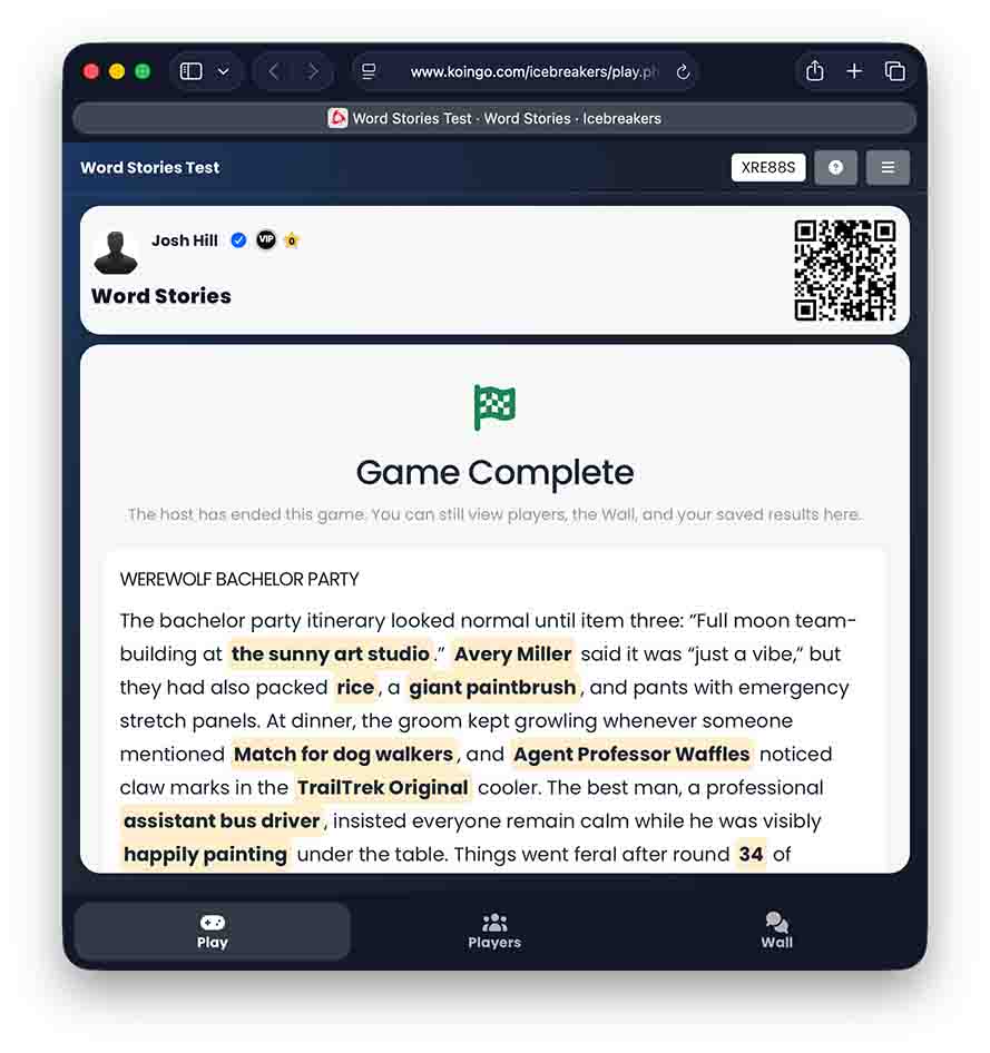 Word Stories screenshot